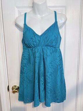 Bal Harbour Palm-Leaf swim dress/Swimsuit
